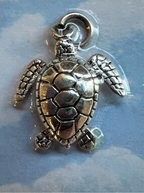 NEW Sterling Silver Plated Sea Turtle Ocean Beach Travel Cruise